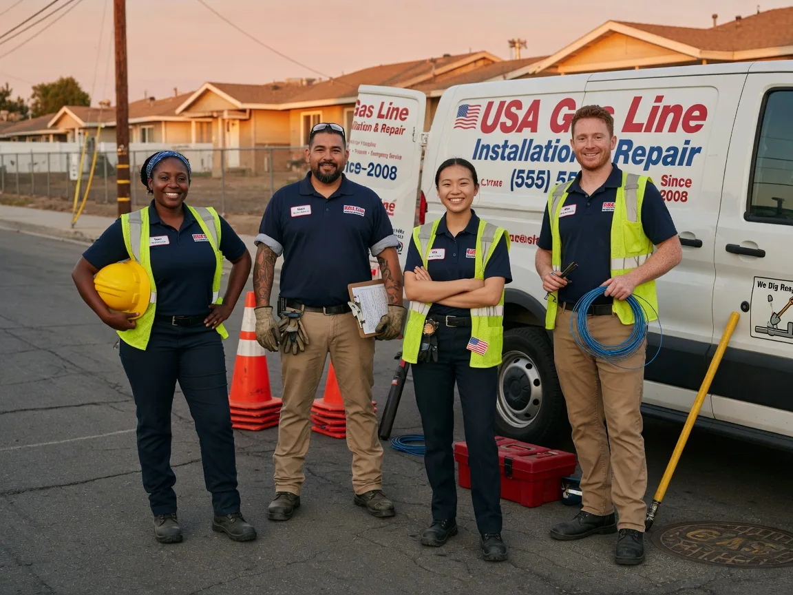 Gas Line Installation company in Stockton, IL